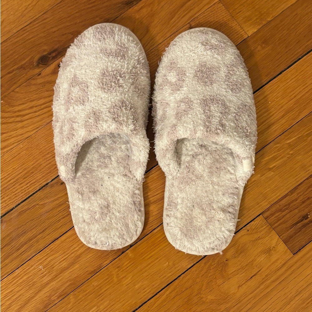 Barefoot Dreams Plush Open-Back Slippers
